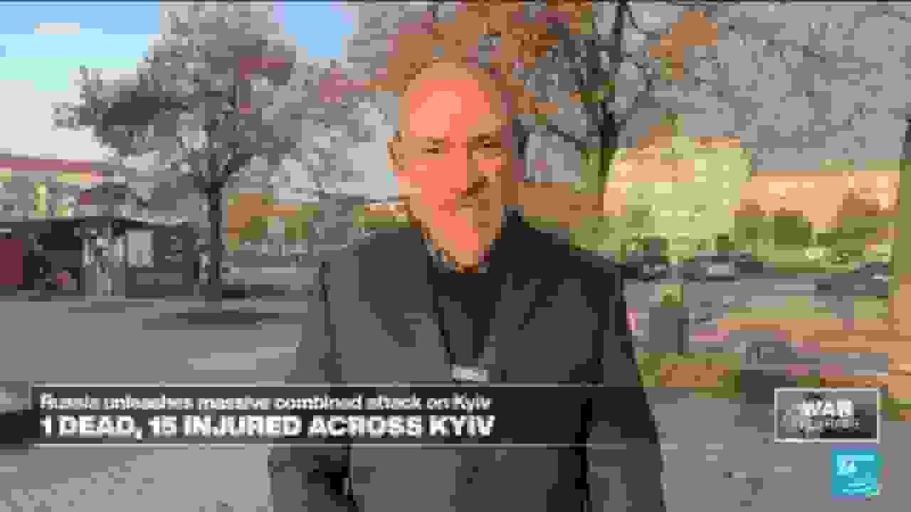 حمله گسترده روسیه به کییف: یک کشته و ۱۵ زخری