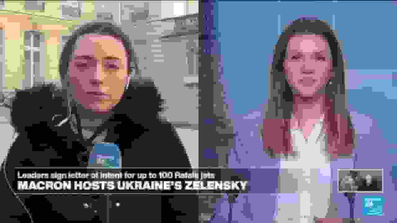 ماکرون و زلنسکی قرارداد خرید جنگندههای رافال برای اوکراین را امضا کردند