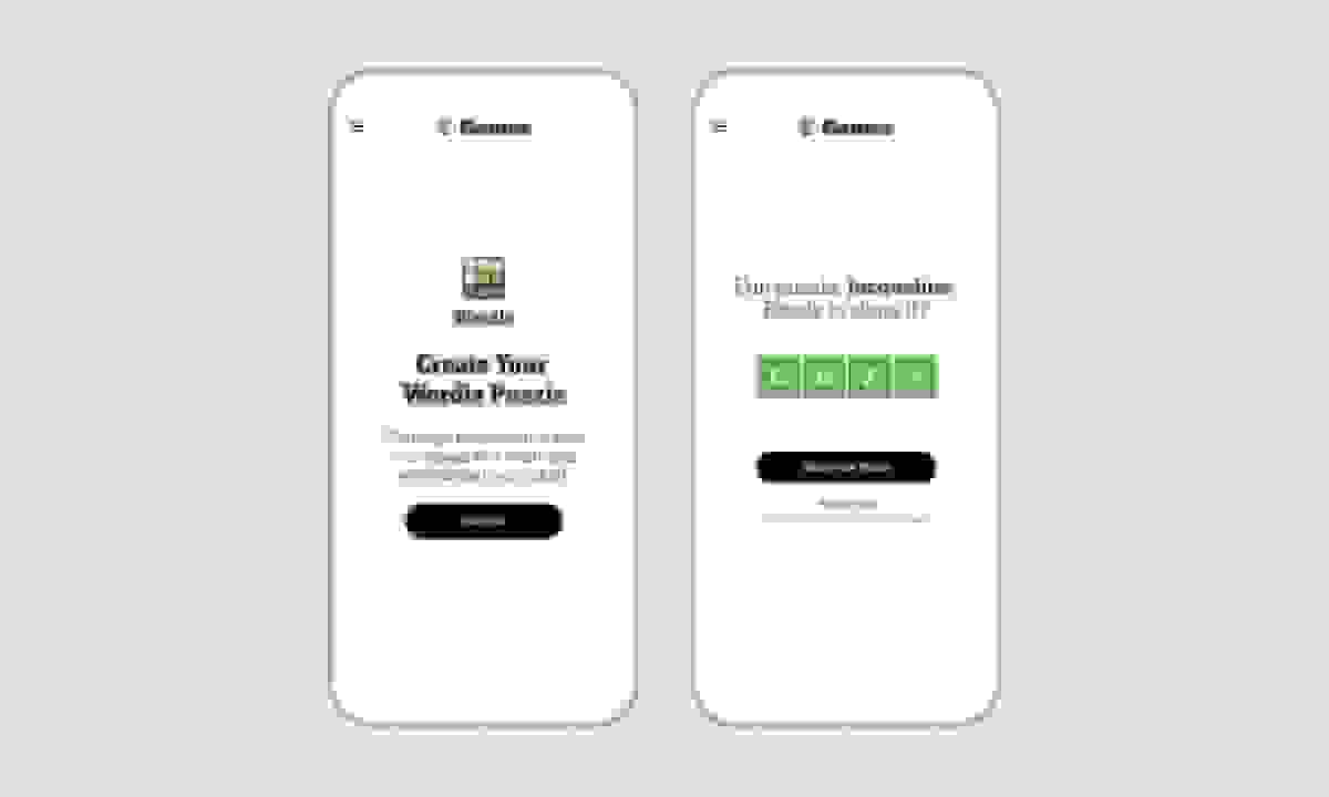نیویورک تایمز امکان ایجاد پازل های وردل سفارشی را فراهم کرده است