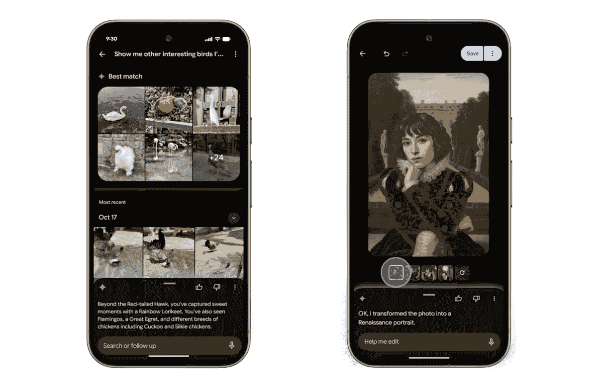 گوگل فتوز شش قابلیت جدید مبتنی بر هوش مصنوعی اضافه کرد