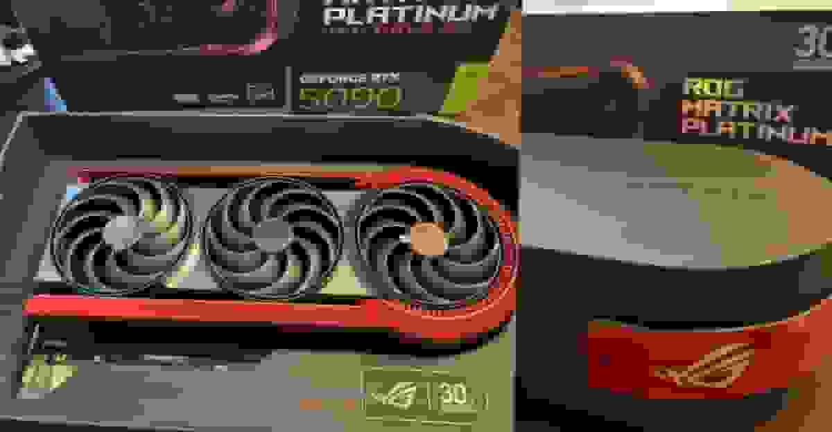 تصاویر آنباکسینگ کارت گرافیک ROG Matrix RTX 5090 ایسوس منتشر شد