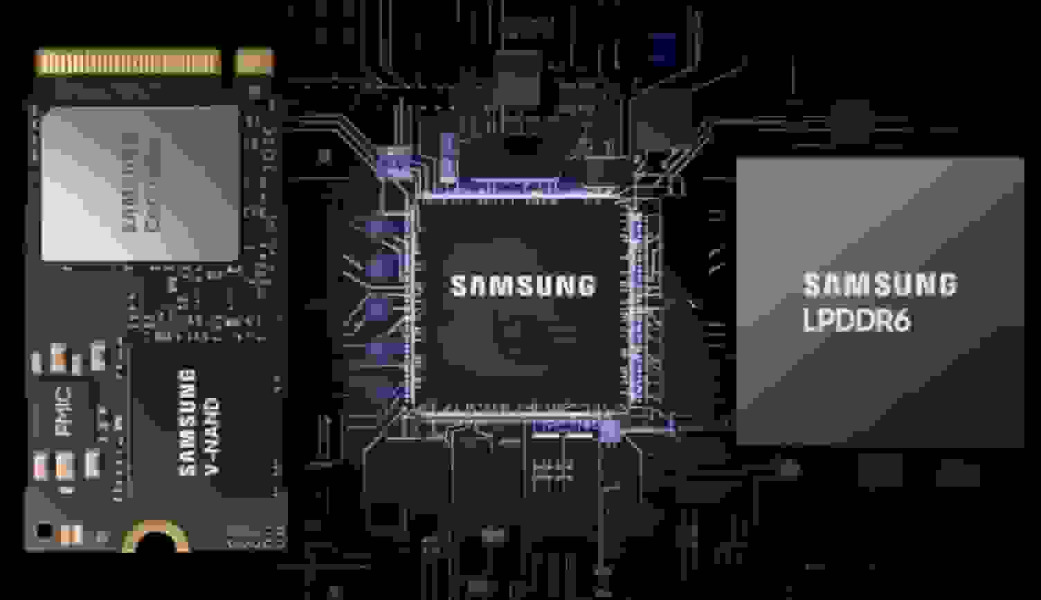 رونمایی از حافظههای DRAM LPDDR6 و SSD نسل پنجم PM9E1 سامسونگ در نمایشگاه CES 2026