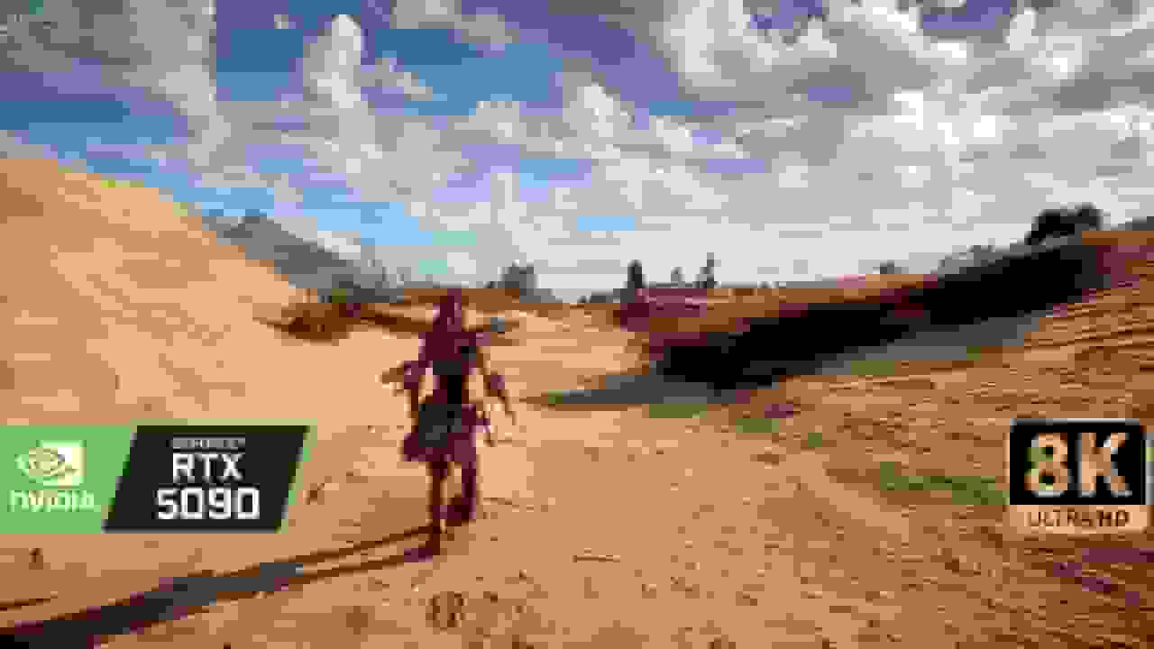 تحول گرافیکی Horizon Zero Dawn با کارت گرافیک RTX 5090