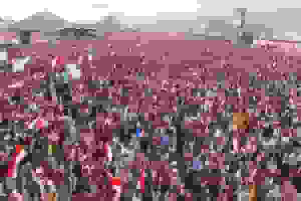 تجمع میلیونی مردم یمن در حمایت از مردم غزه