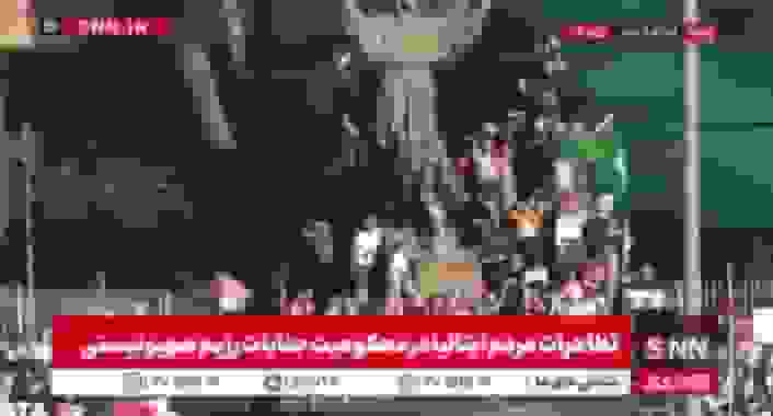 تظاهرات مردم ایتالیا در محکومیت جنایات رژیم صهیونیستی در رم