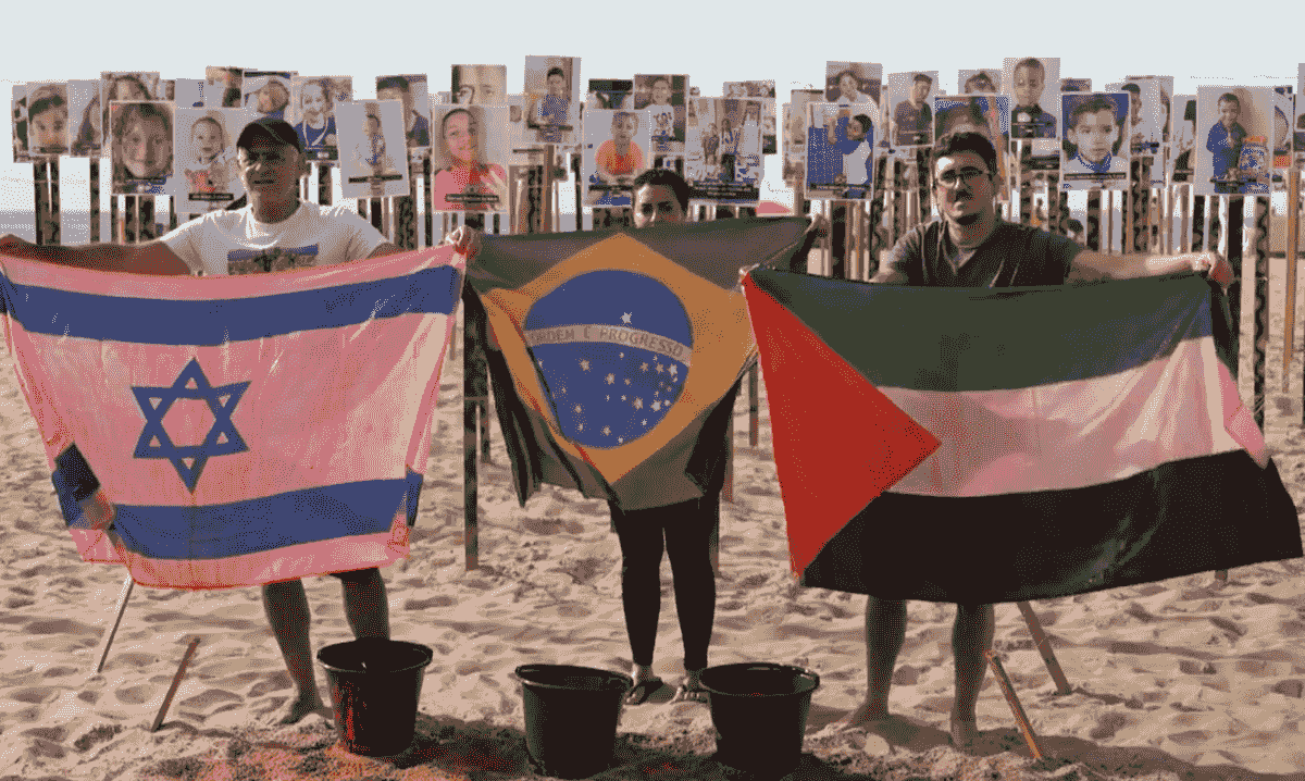 برگزاری یادبود ۲۰ هزار کودک فلسطینی شهید در برزیل