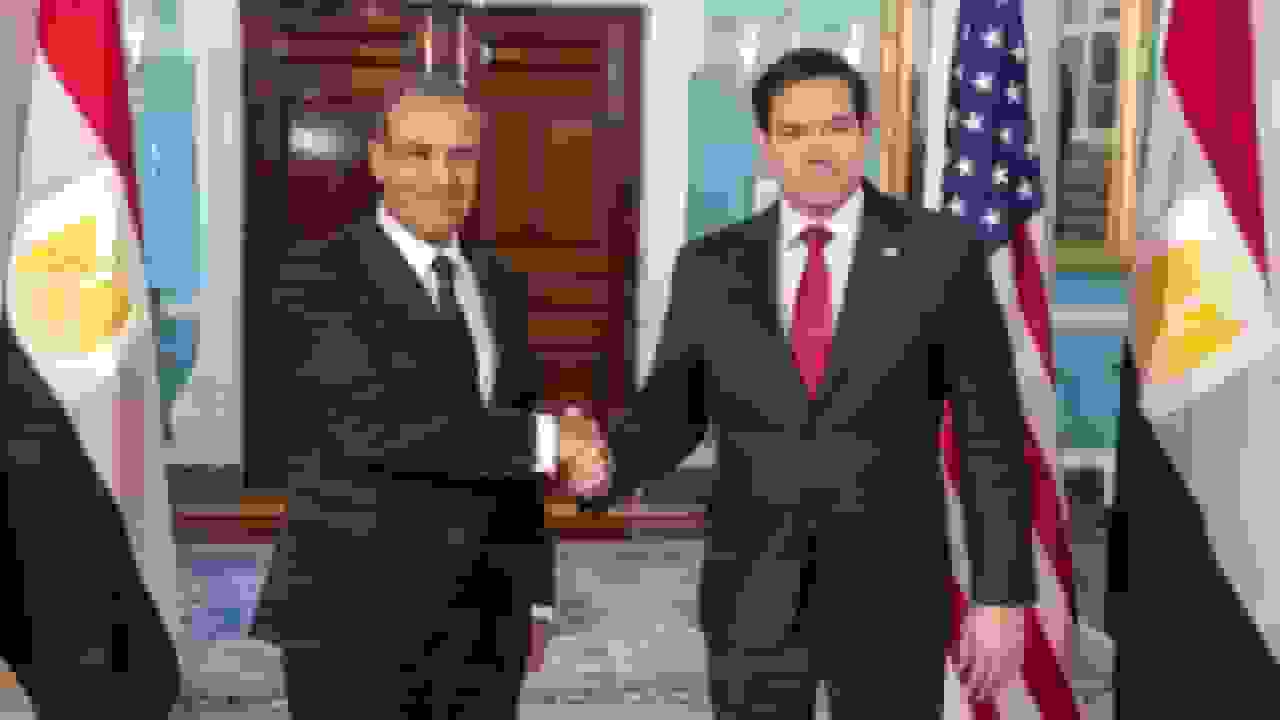 گفتگوی وزرای خارجه مصر و آمریکا درباره آتشبس غزه