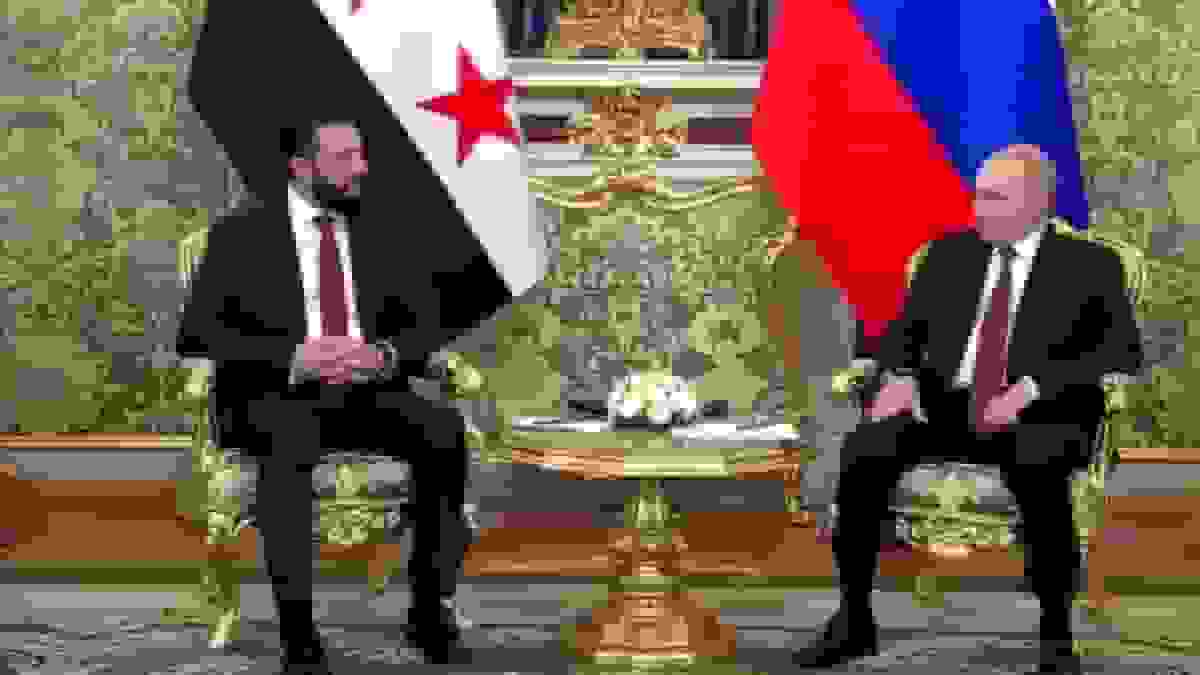 دیدار جولانی با پوتین در کاخ کرملین و از سرگیری فعالیت کمیسیون مشترک روسیه و سوریه