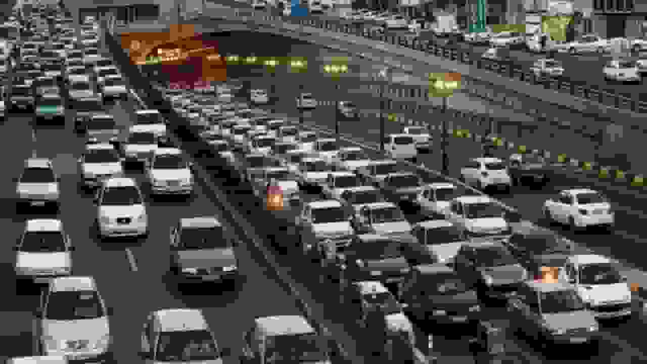 تردد پرحجم و سنگین در ۳ بزرگراه تهران