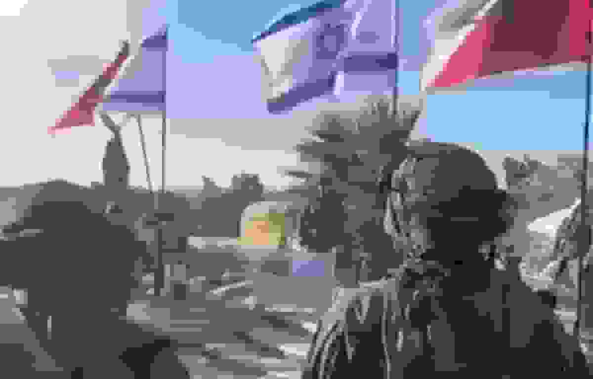 پرچم رژیم صهیونیستی در سوریه برافراشته شد