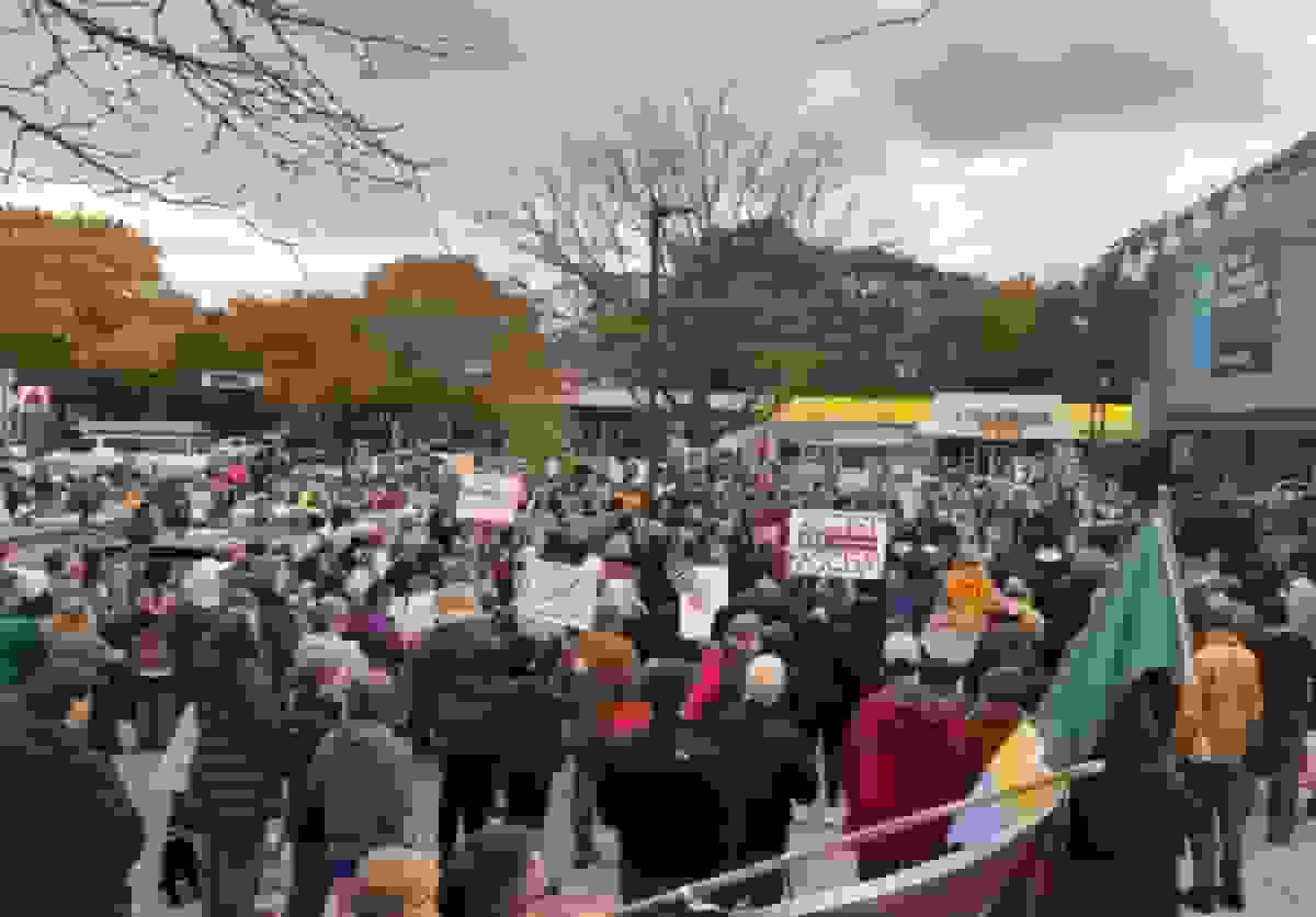 تظاهرات علیه سیاستهای ضد مهاجرتی ترامپ در مریلند و ایلینوی