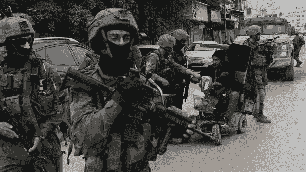 درگیری نیروهای صهیونیست و جوانان فلسطینی در رامالله