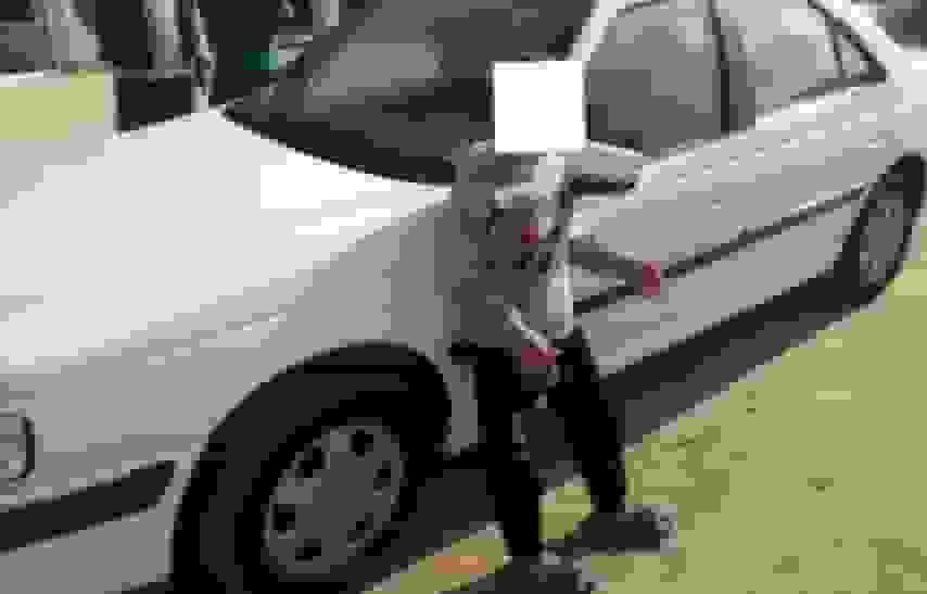 توقیف خودرو با راننده ۸ ساله توسط پلیس اردبیل