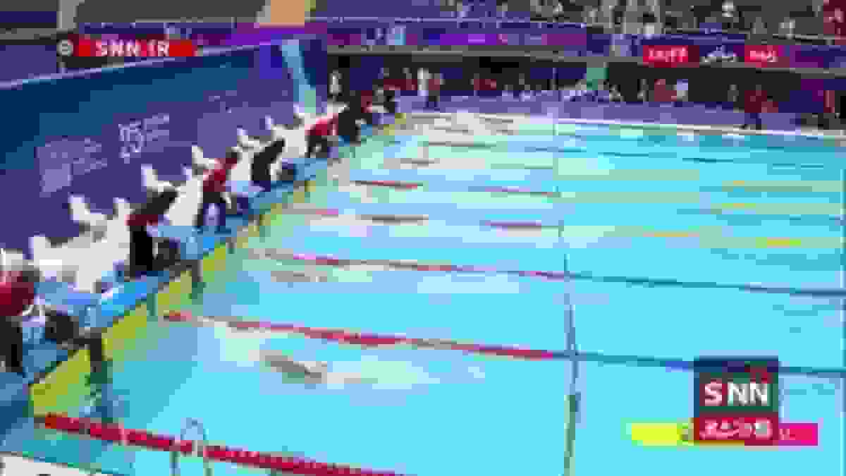 سامیار عبدلی در ماده ۵۰ متر آزاد طلایی شد