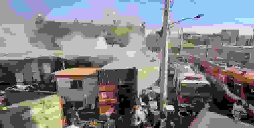 آتشسوزی در کارخانه تولید مقوا و کارتن در مورچهخورت اصفهان