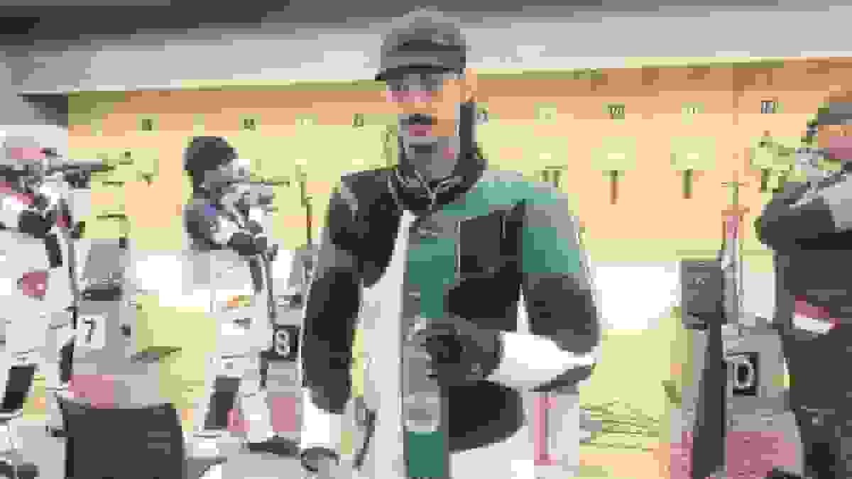 نماینده تیراندازی ایران در جایگاه هفتم تفنگ بادی ۱۰ متر ایستاد