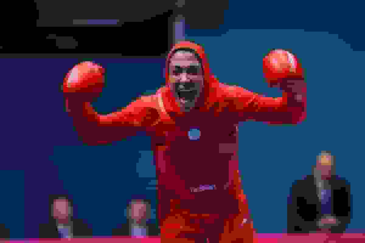 سهیلا منصوریان ووشوکار ایرانی با پیروزی بر حریف مصری به مدال طلا رسید