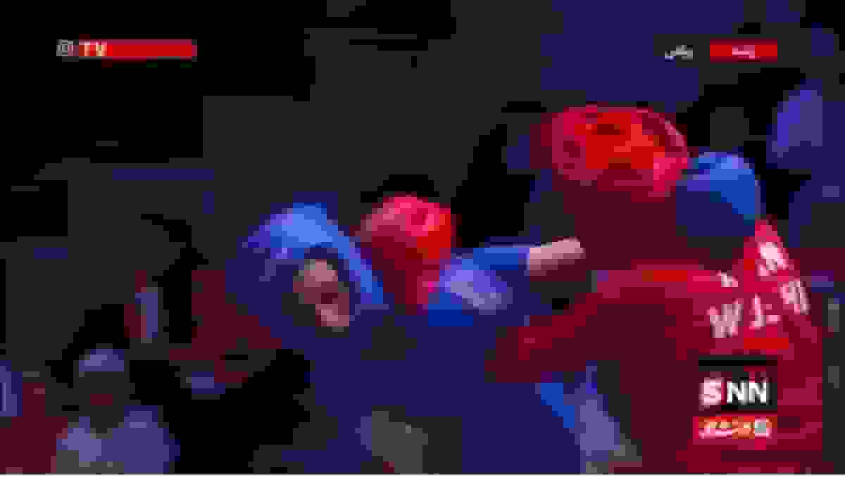 پیروزی قاطع سهیلا منصوریان در ووشو برابر حریف مصری