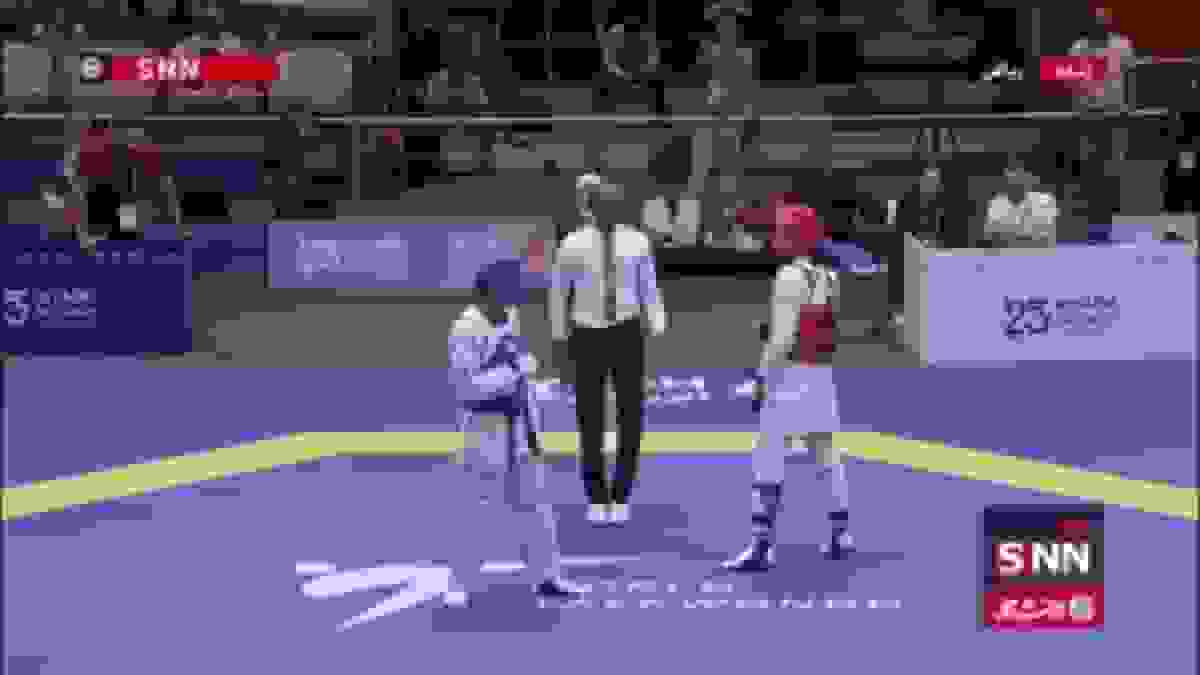 صعود حامد اصغری به نیمه نهایی تکواندو در بازیهای همبستگی اسلامی