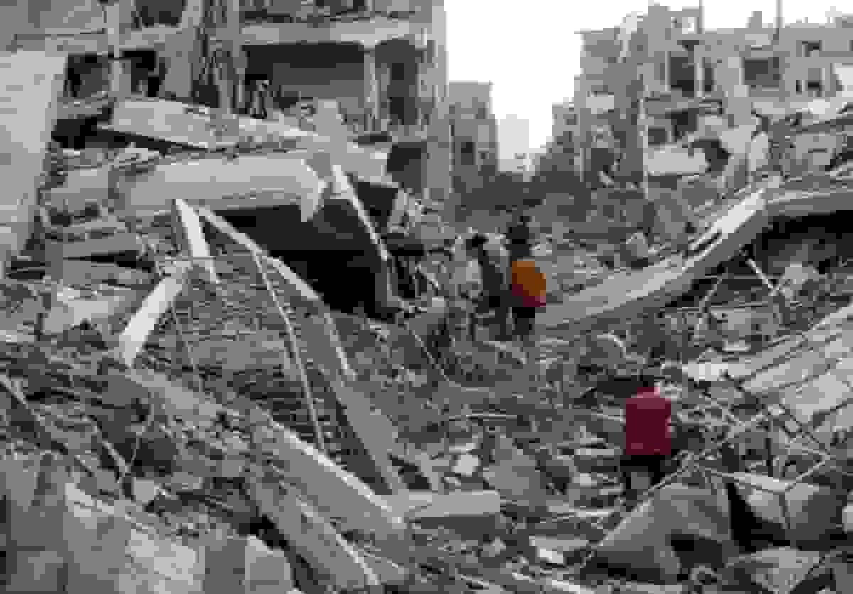 دفاع مدنی غزه: پیکر بیش از ۱۰ هزار شهید زیر آوار مانده است