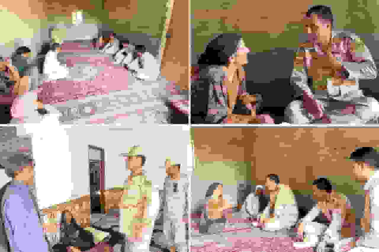 دلجویی مرزبانی سیستان و بلوچستان از بانوی حادثهدیده در پایانه مرزی میلک