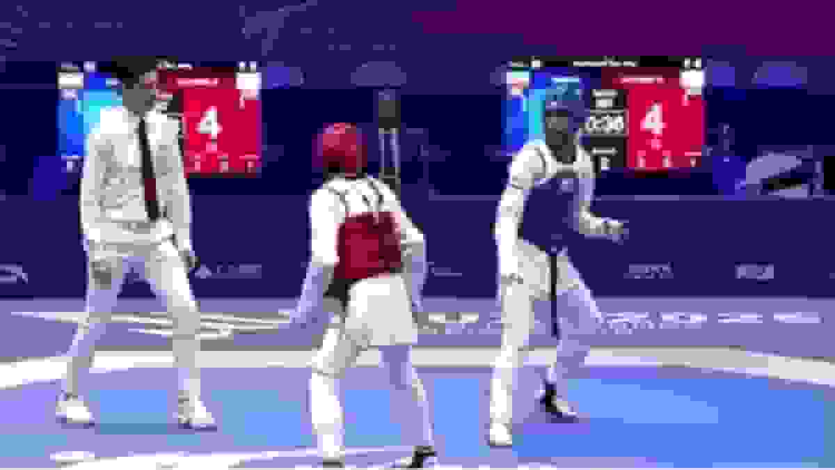 ابوالفضل زندی قهرمان تکواندو جهان پس از ۱۰ سال با شکست رقیب روسی