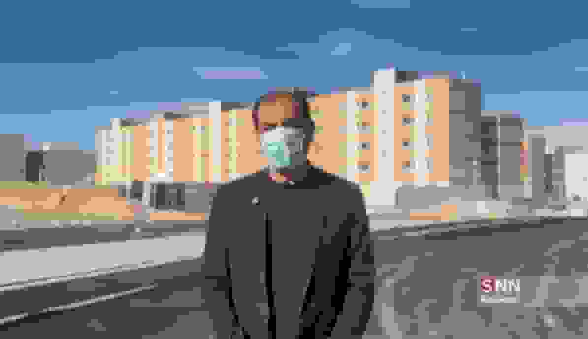 آغاز عملیات آسفالتریزی سایت مسکن ملی زعفرانیه بیرجند