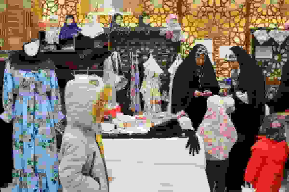 بازارچه ماهانه «سرای خاتون» در مشهد برای اشتغال بانوان