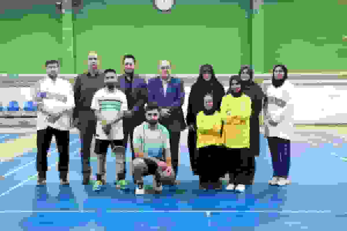 بازدید مسئولان فدراسیون بدمینتون و کمیته پارالمپیک از اردوی پارابدمینتون