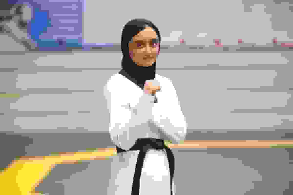 زهرا رحیمی پرچمدار کاروان ایران در بازیهای پاراآسیایی جوانان