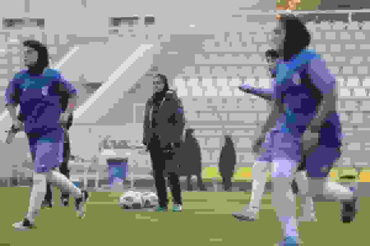 تمرین عصر تیم ملی فوتبال بانوان در مرکز ملی فوتبال