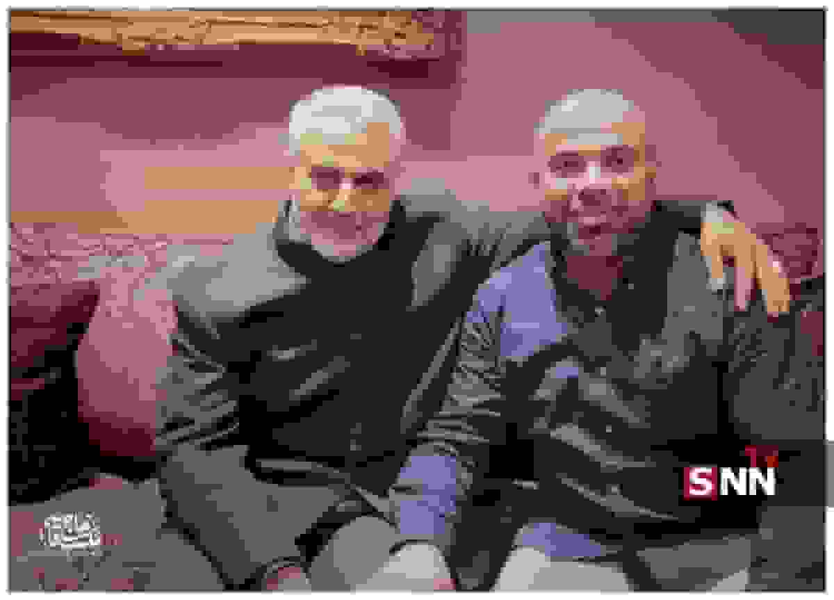 تصویر شهید حاج قاسم سلیمانی و شهید هیثم طبطبایی