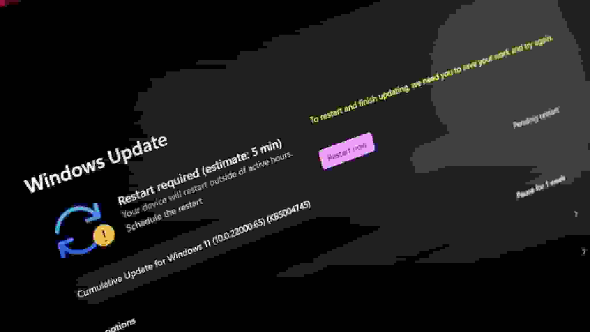 انتشار آپدیت اضطراری ویندوز ۱۱ برای رفع مشکل محیط بازیابی WinRE