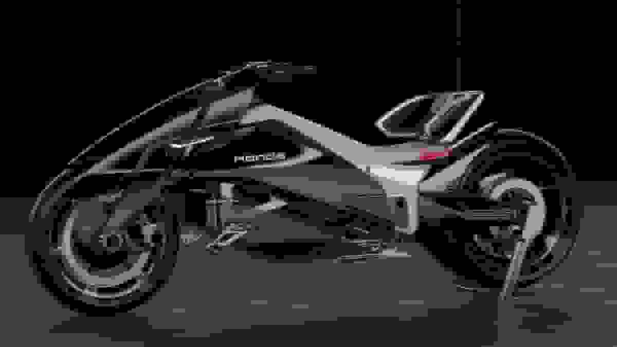 هوندا کانسپت موتورسیکلت EV Outlier با طراحی سایبرپانک معرفی شد