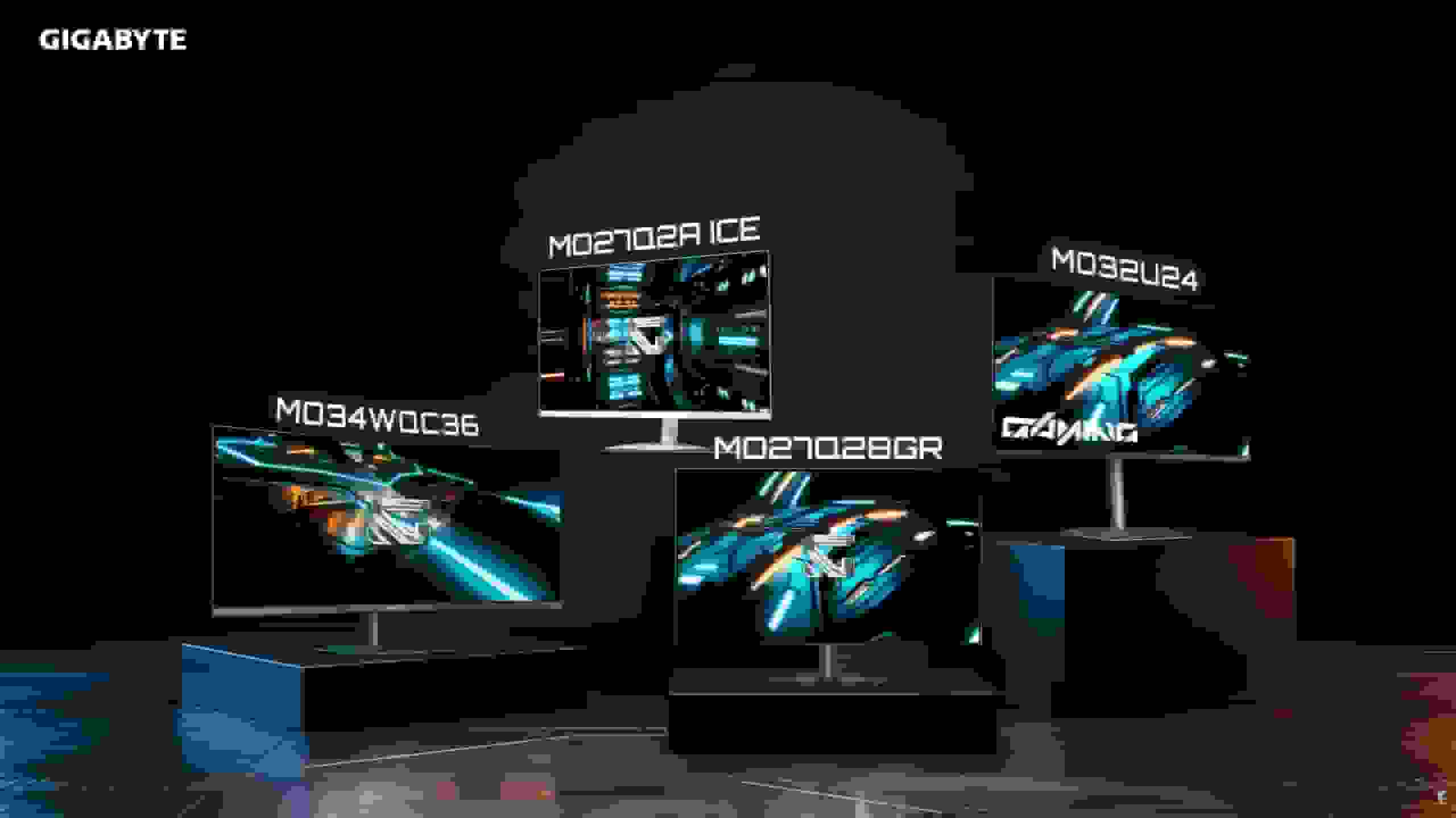 معرفی چهار مانیتور OLED جدید گیگابایت با فناوری HyperNits