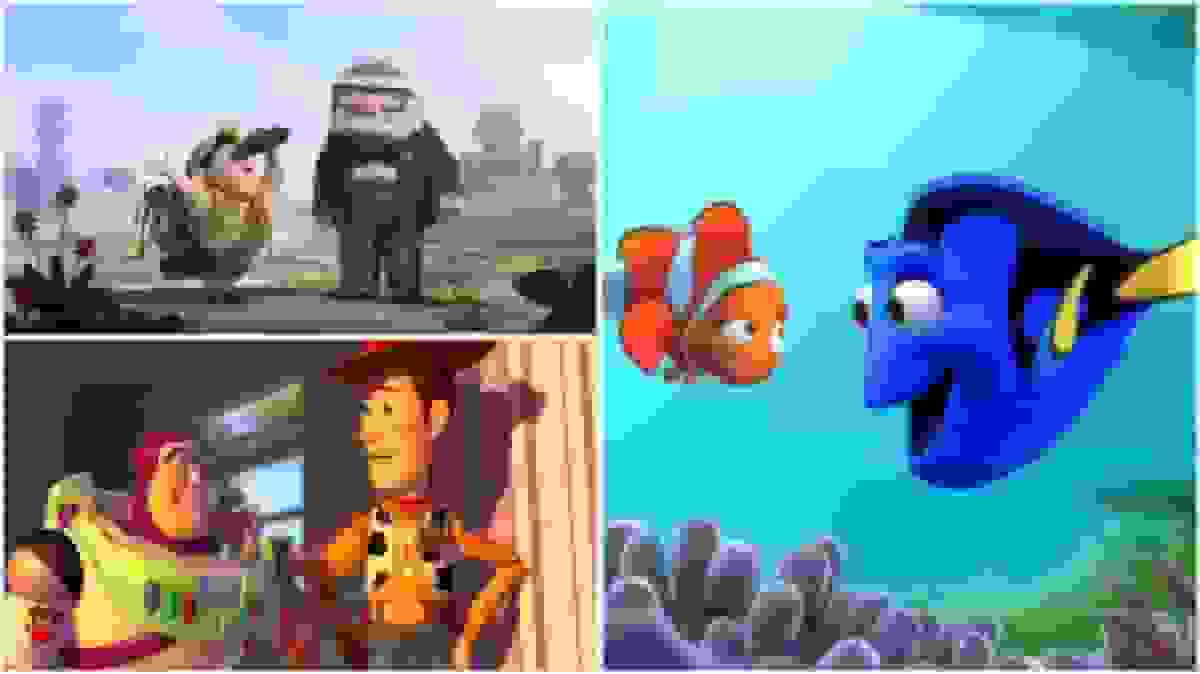 10 زوج برتر انیمیشنی پیکسار از باز و وودی تا مارلین و دوری