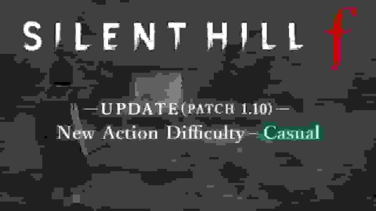 آپدیت ۱.۱۰ بازی Silent Hill f با درجه سختی Casual و امکان اسکیپ