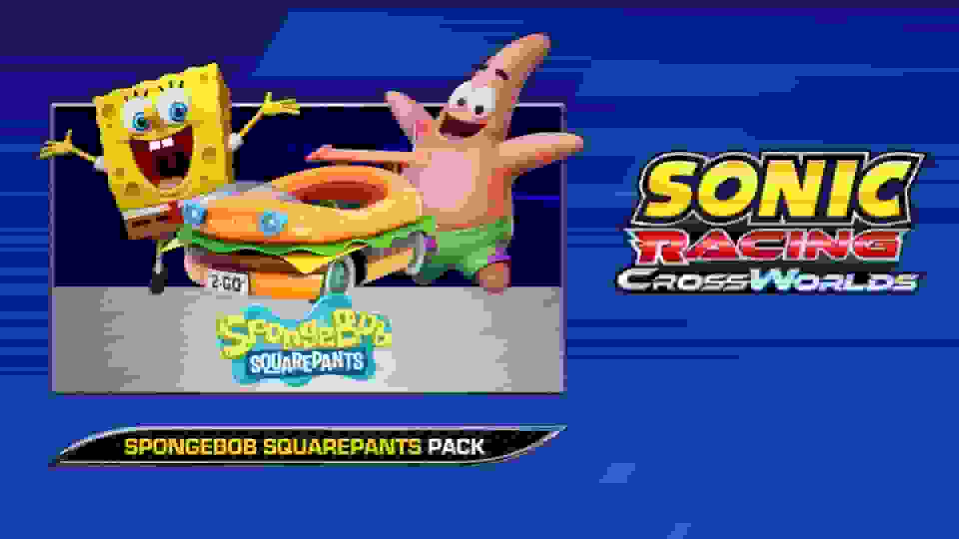 انتشار دیالسی باباسفنجی برای بازی Sonic Racing: CrossWorlds